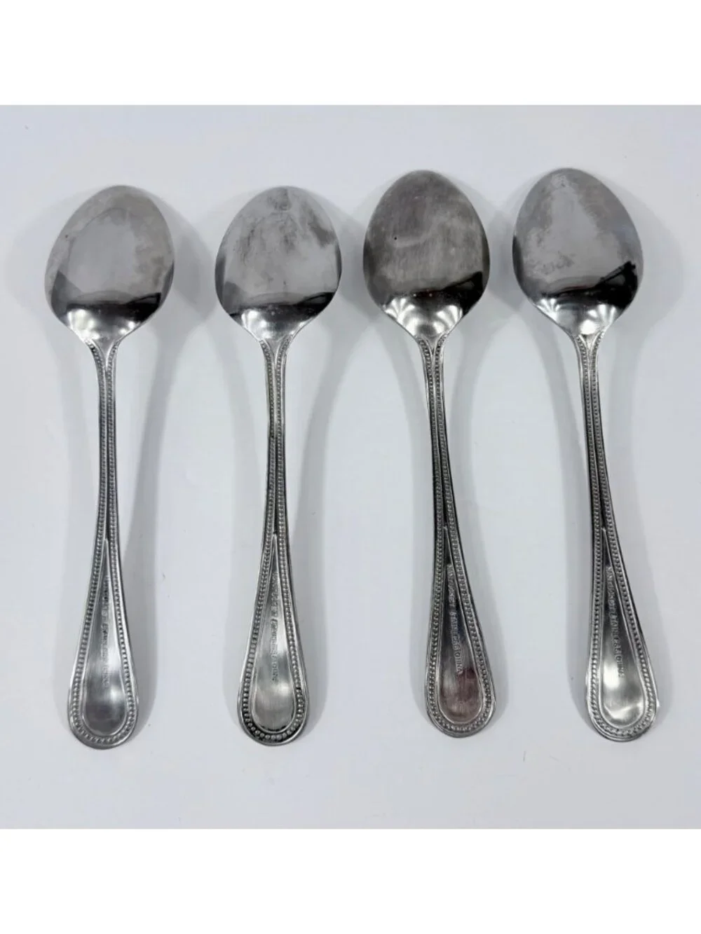 Set Of 4 Nantucket Distributing Christmas Tree Shops Stainless Steel Tablespoons